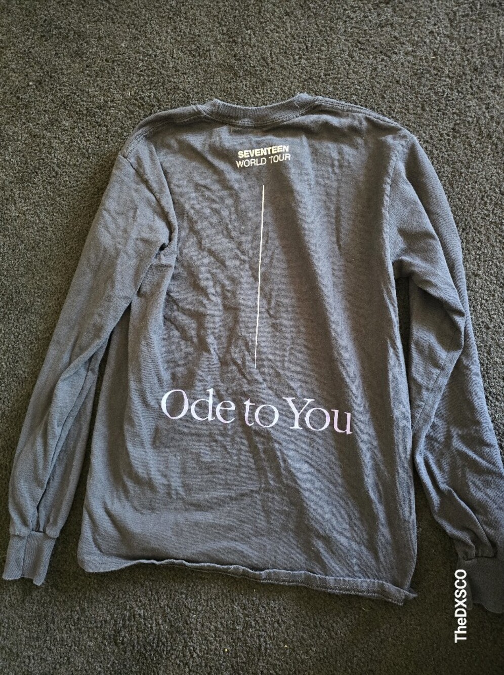 Ode to You Long Sleeve Graphic Tee - Charcoal